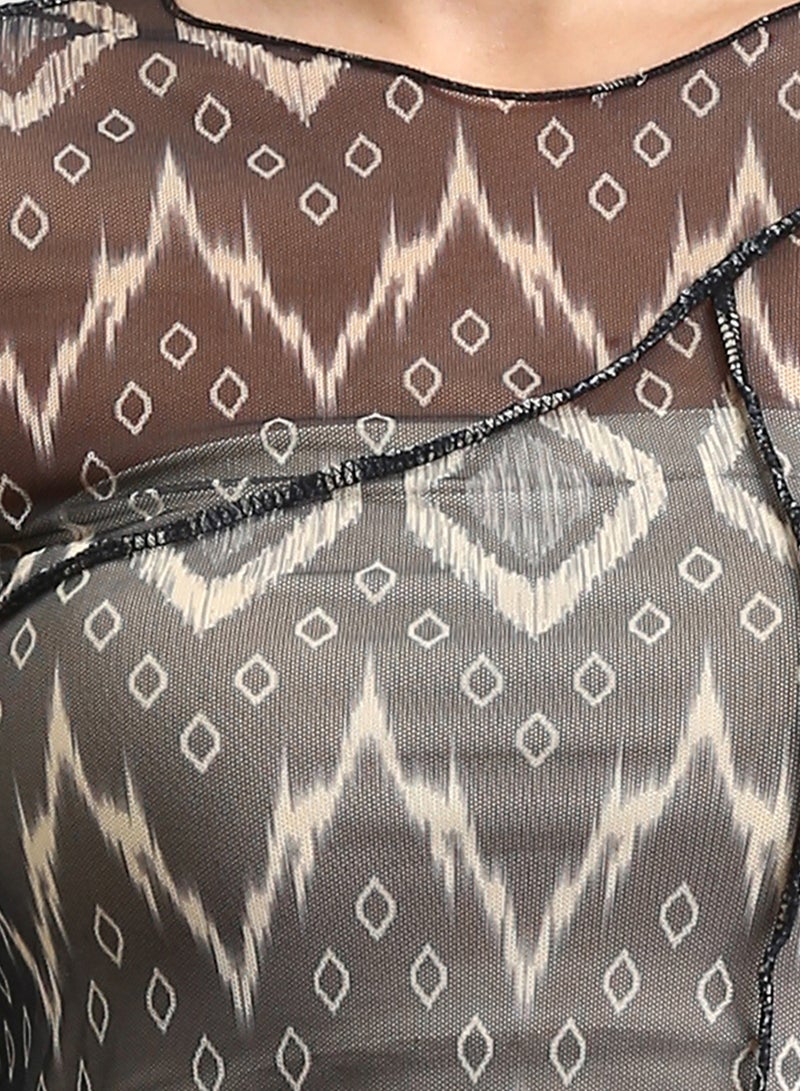 Ravin Women Fitted Long Sleeve Lace Top - Image 3